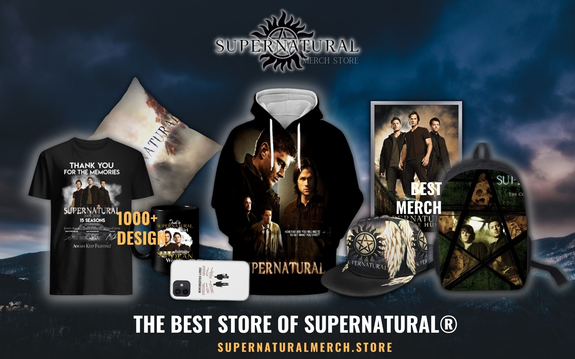 Supernatural Store Web Banner - Supernatural Merch