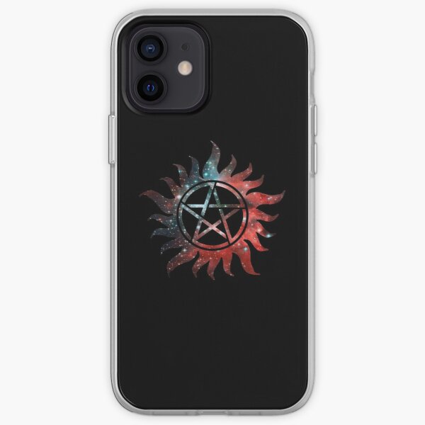 Supernatural Anti Possession Tattoo: Red Galaxy iPhone Soft Case RB2409 product Offical Supernatural Merch