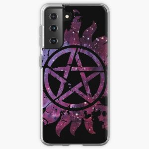 Supernatural Anti-Possession Galaxy Print Samsung Galaxy Soft Case RB2409 product Offical Supernatural Merch