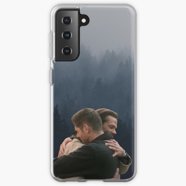 sam and dean last hug scene in heaven with forest supernatural finale  Samsung Galaxy Soft Case RB2409 product Offical Supernatural Merch