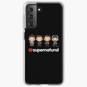 Love Supernatural Samsung Galaxy Soft Case RB2409 product Offical Supernatural Merch