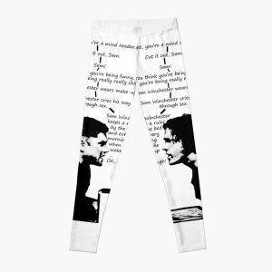 Sam Winchester Keeps a Ruler by His Bed Leggings RB2409 product Offical Supernatural Merch