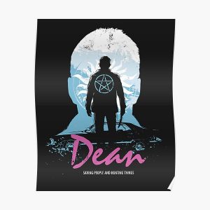 I Hunt, Therefore I Am (Dean - Supernatural & Drive) Poster RB2409 product Offical Supernatural Merch