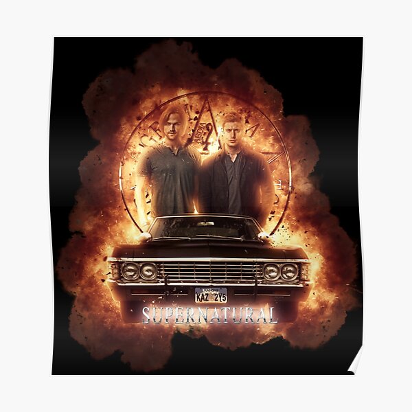Supernatural Explosion 3 Poster RB2409 product Offical Supernatural Merch