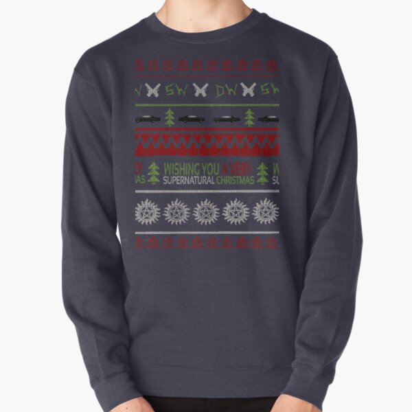 Supernatural Christmas Sweater Pullover Sweatshirt RB2409 product Offical Supernatural Merch