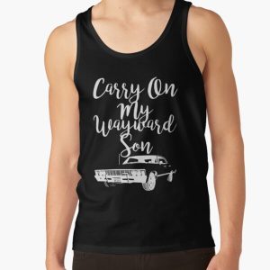 Carry on my Wayward Son - Supernatural Tank Top RB2409 product Offical Supernatural Merch