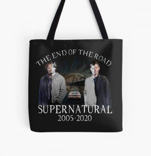 Supernatural - End of The Road All Over Print Tote Bag RB2409 product Offical Supernatural Merch