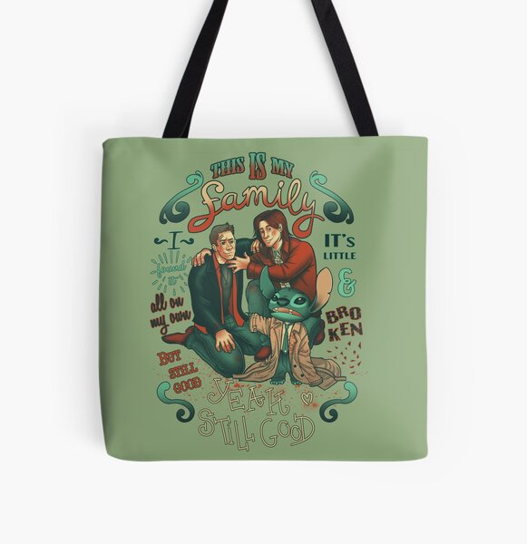 Supernatural family All Over Print Tote Bag RB2409 product Offical Supernatural Merch