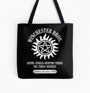 SUPERNATURAL - WINCHESTER BROTHERS SINCE 1983 All Over Print Tote Bag RB2409 product Offical Supernatural Merch