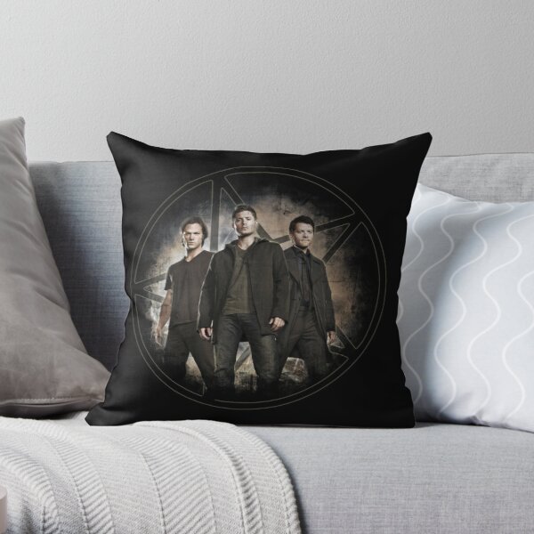 Supernatural Trio Throw Pillow RB2409 product Offical Supernatural Merch