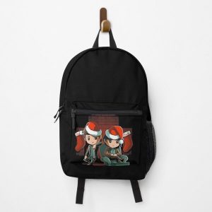 Cute Sam & Dean Supernatural Christmas Backpack RB2409 product Offical Supernatural Merch