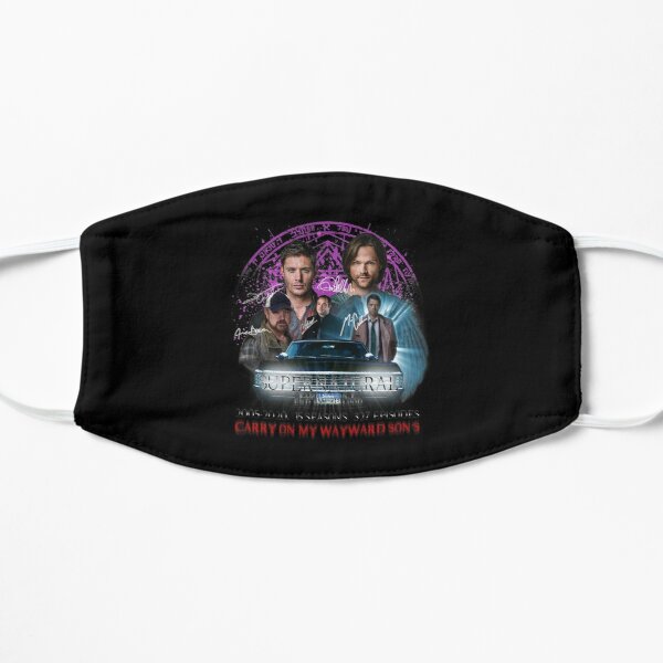 Limited Edition Supernatural Family dont end with Blood Season 15S Flat Mask RB2409 product Offical Supernatural Merch