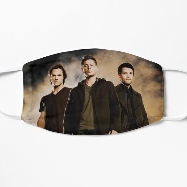 Sam, Dean, and Cas Flat Mask RB2409 product Offical Supernatural Merch