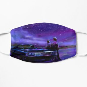 Impala Nights- Sam and Dean Flat Mask RB2409 product Offical Supernatural Merch